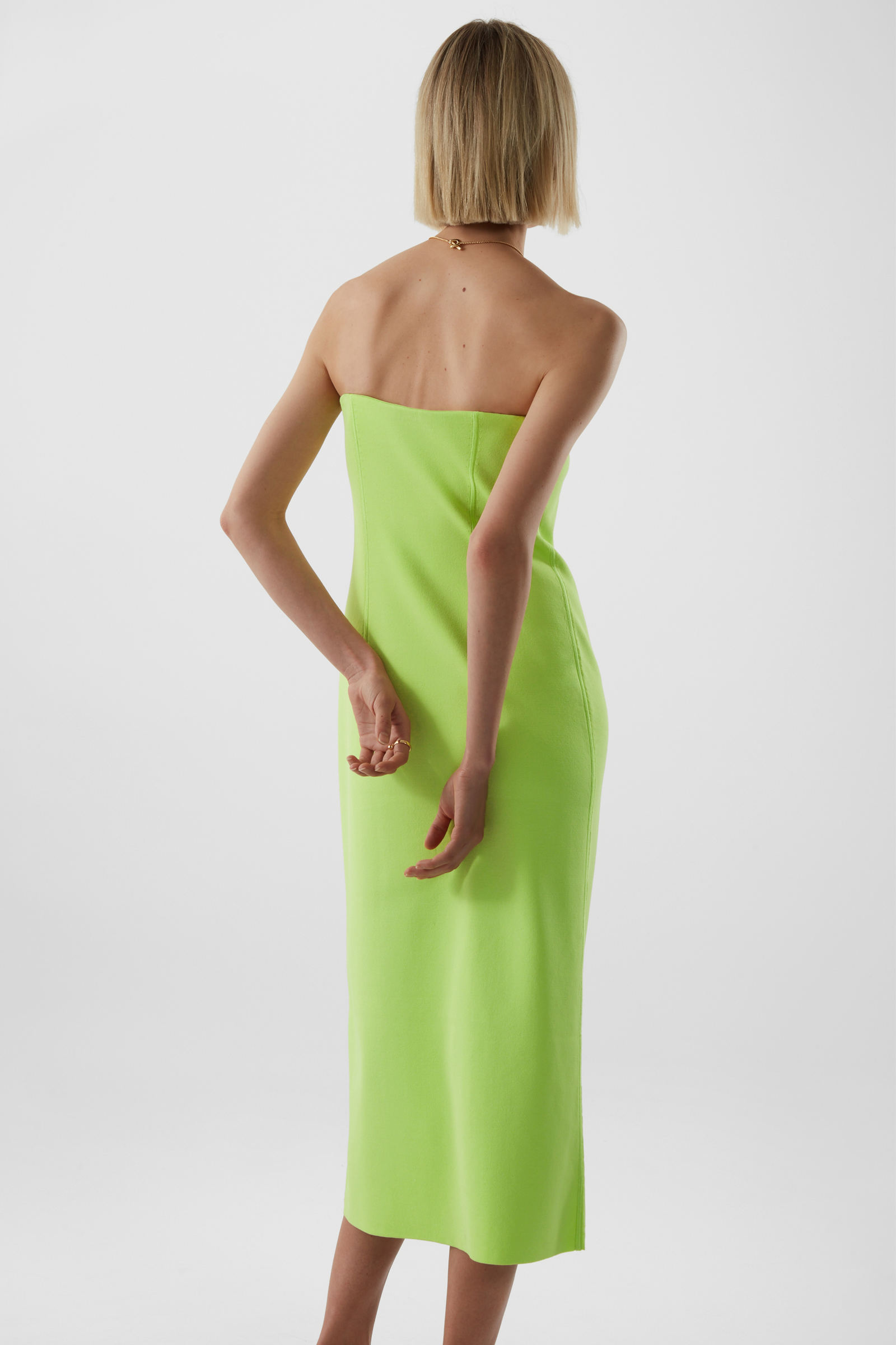 herlipto Two-Tone Drape Dress-