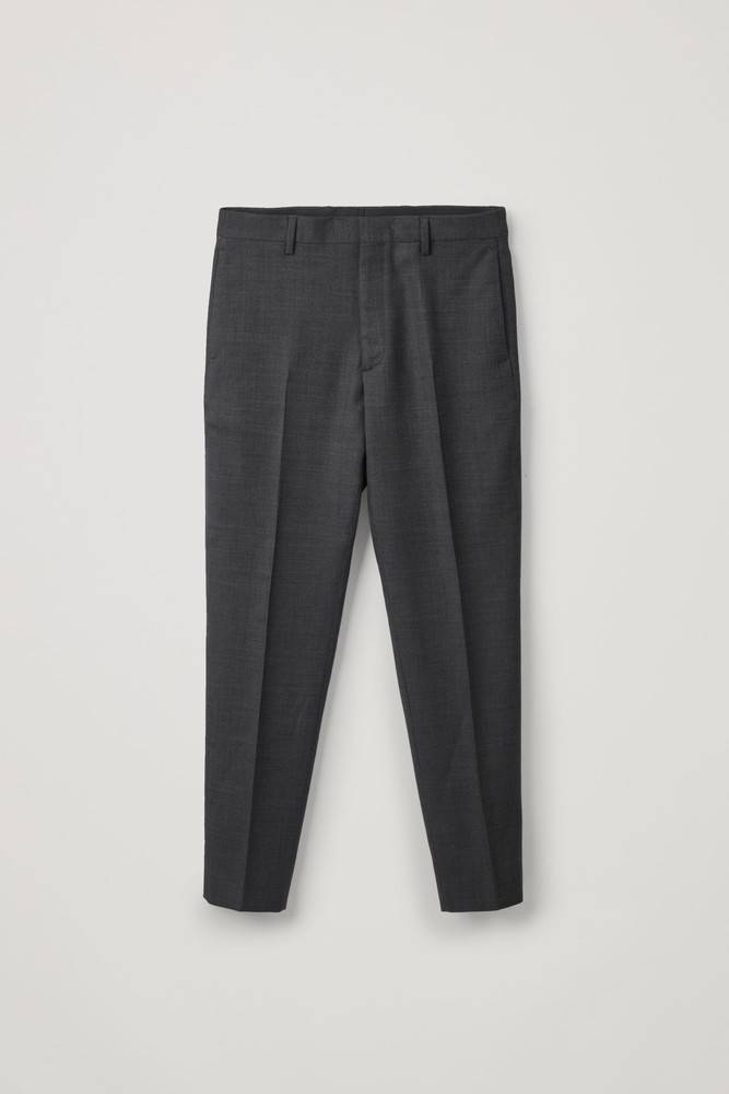 RELAXED BUTTON-UP CHINOS