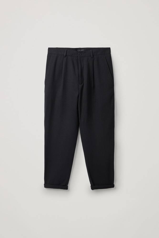 RELAXED BUTTON-UP CHINOS