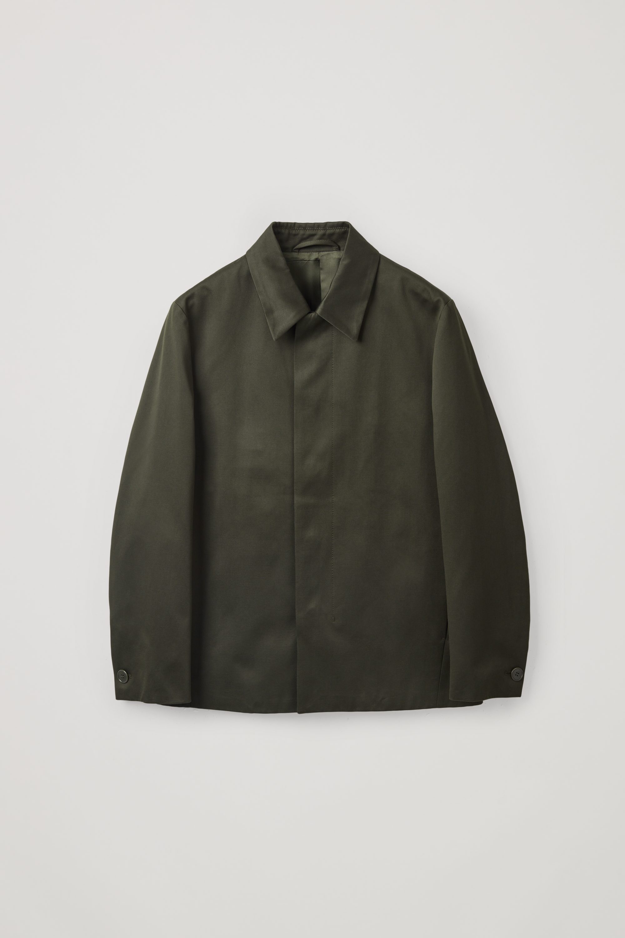 RELAXED BUTTON-UP CHINOS