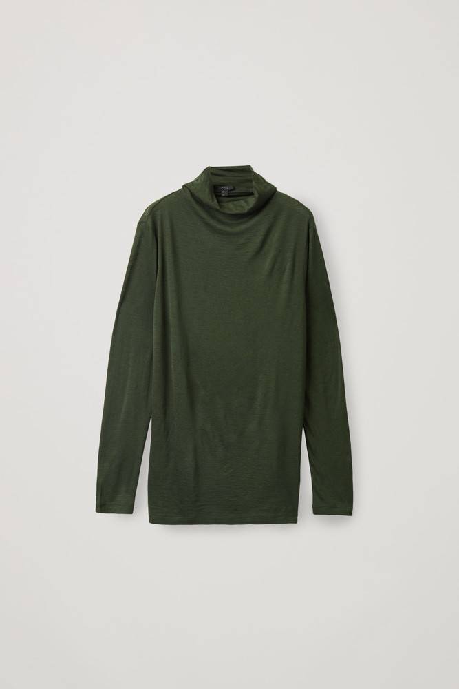 RELAXED BUTTON-UP CHINOS